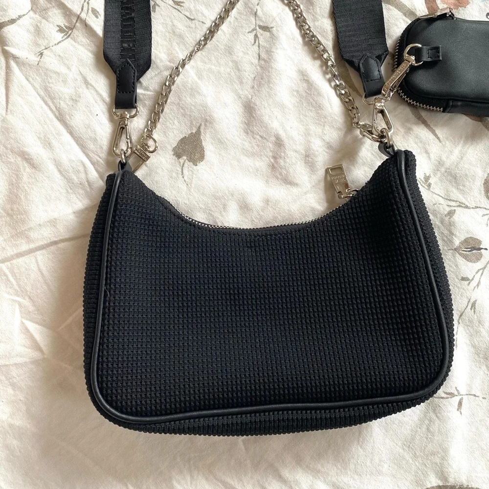 Steve Madden Rhinestone Bag with Adjustable Strap and Chain Strap π€π€ - Picture 2 of 11